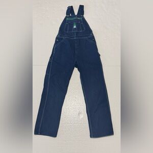 LIBERTY Vintage USA Denim Overalls Carpenter Bootcut Bibs 38 tag, 36 measured.